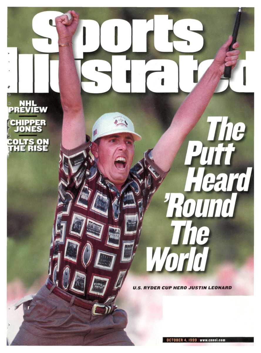 Justin Leonard's putt on the 17th on Sunday in 1999 helped rally the U.S. to victory. 